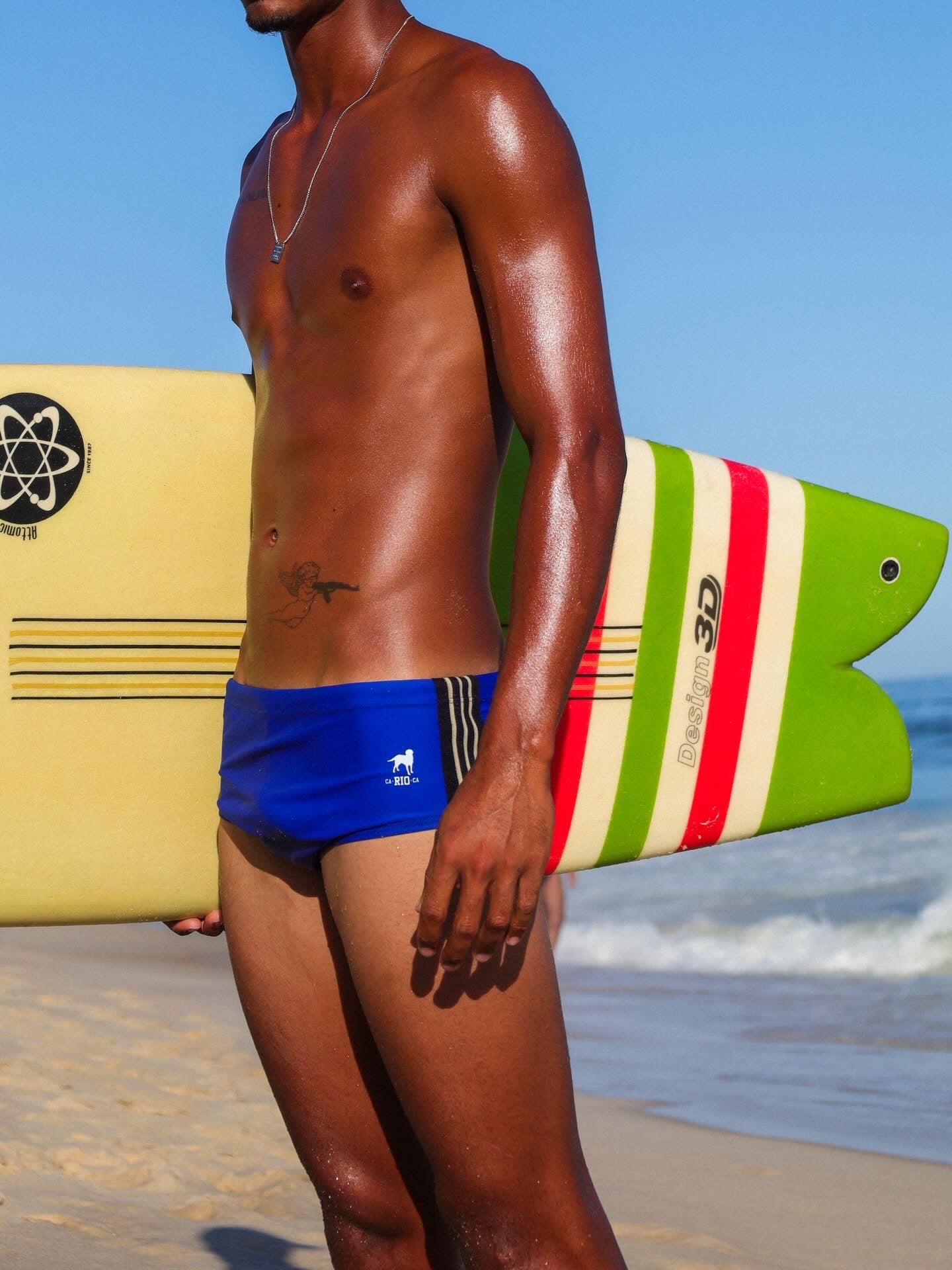 Galão Azul Sunga - Designer Swim Shorts