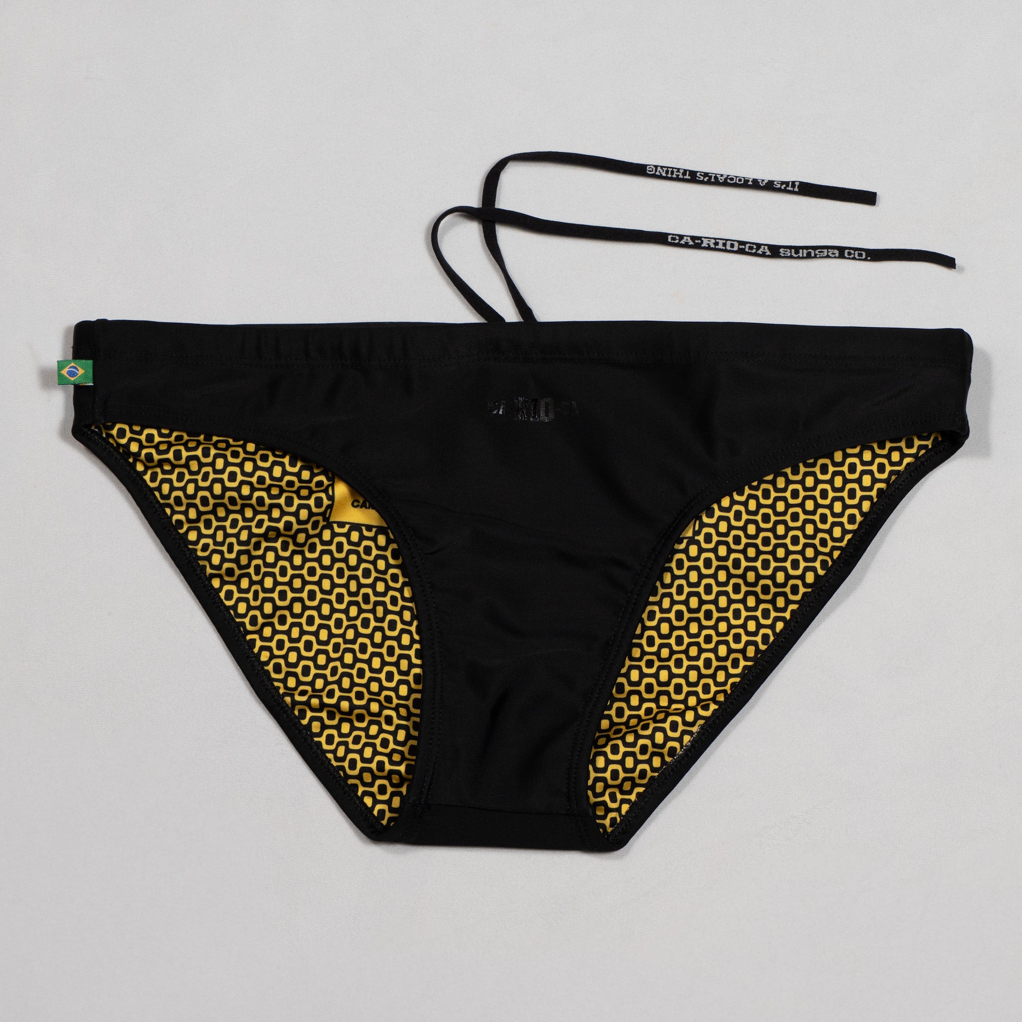 Bikini Cut Solids Colors Sunga - Male Bathing Suit