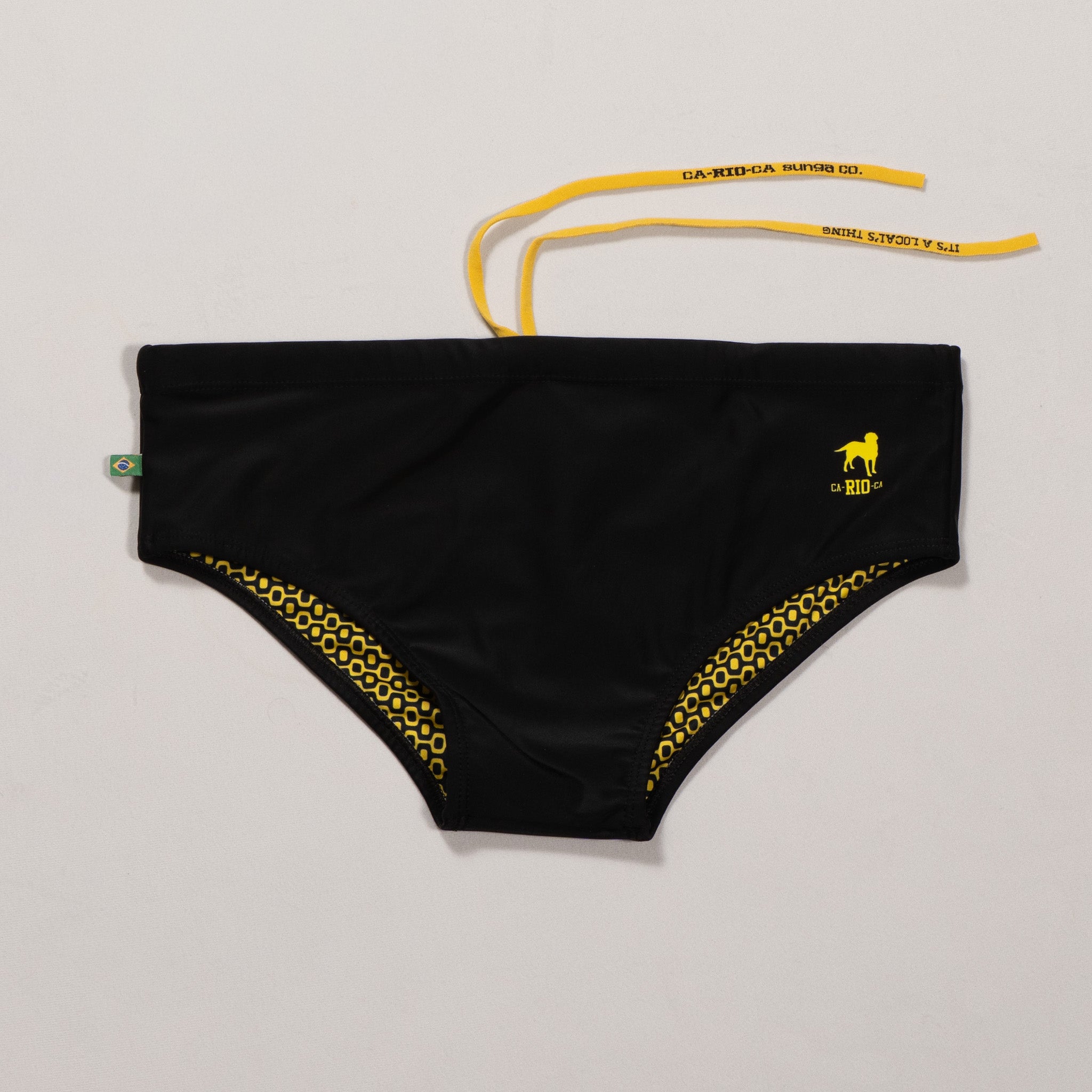 Sunga com Recorte e Cós Baixo — Roupa de Banho Masculina