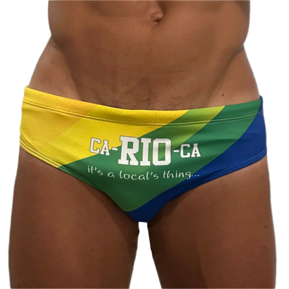 CA-RIO-CA Promo Rio25 Print Men&#39;s Designer Swimwear