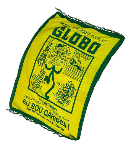 BANDEIRA DO BRASIL CANGA - Verde, Amarelo, Azul e Branco - Toalha de Praia Brasileira (Sarong/Pareo)