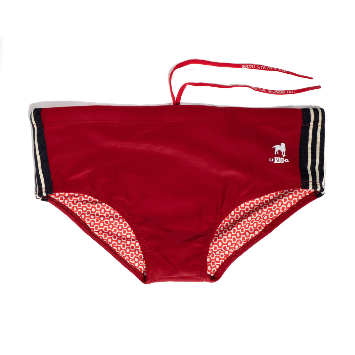 Galão Vermelho Sunga - Designer Swim Shorts