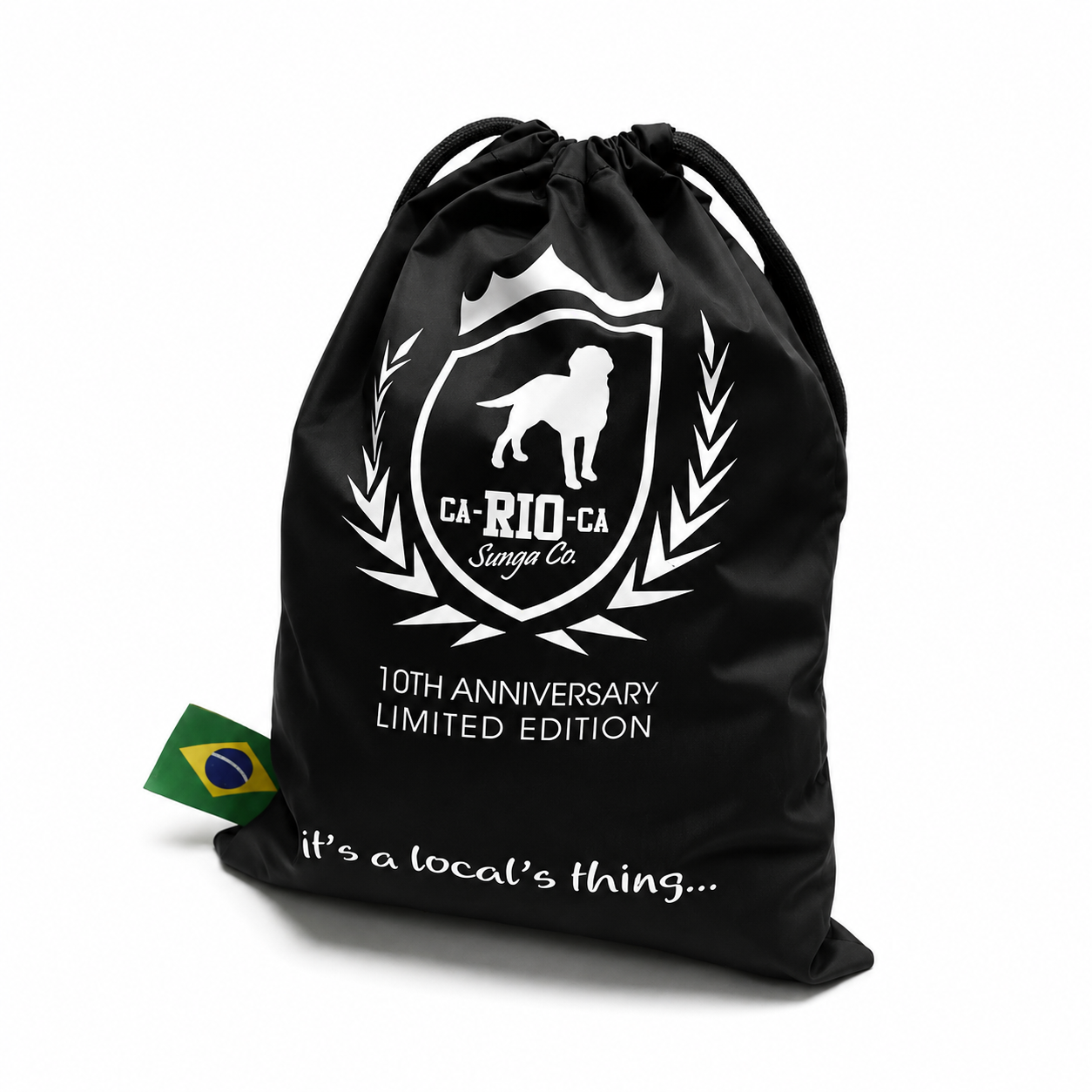CA-RIO-CA Sunga Co. Crest & Logotipo Travel Bag - Limited Edition - 10th Anniversary Celebration Travel Bag