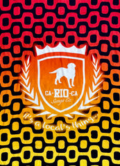 CA-RIO-CA Sunga Co. Black Logotipo, Canga de Praia- Toalha de Praia Brasileira (Sarong / Pareo) - LIQUIDAÇÃO / VENDAS FINAIS