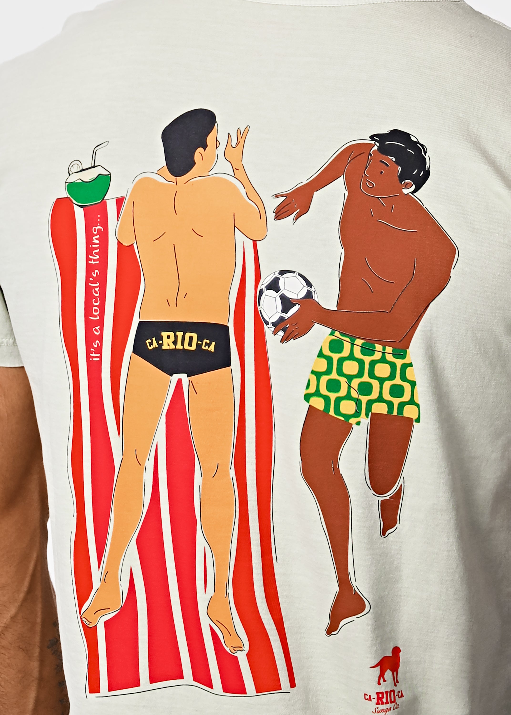 Gostoso Logotipo Regata Ribada com Estampa de Listras em Branco e Preto - Regatas Masculinas