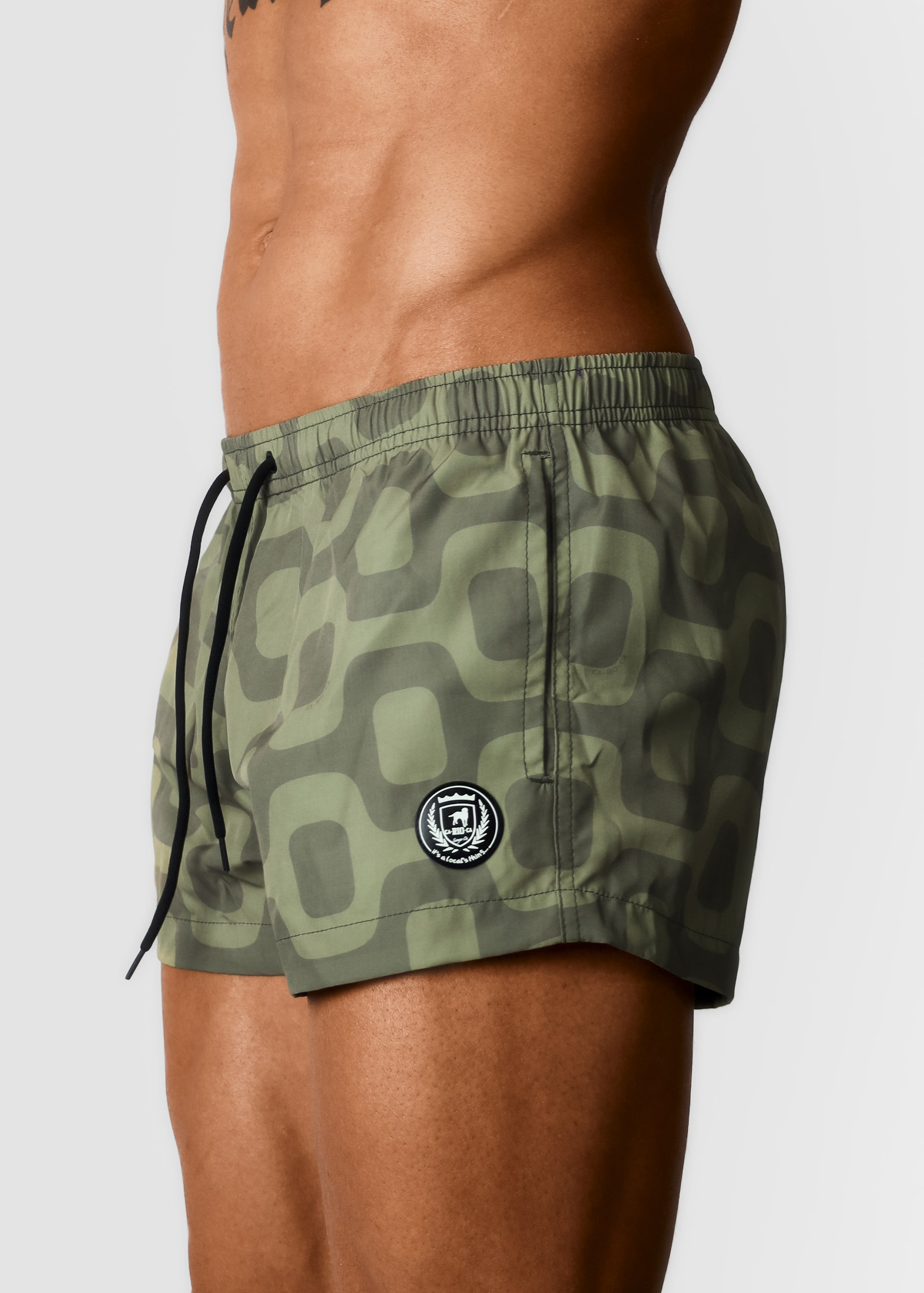 Shorts Verde Oliva - Shorts Italianos