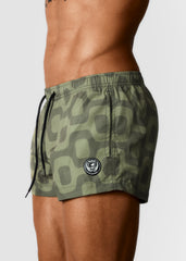 OLIVE GREEN Pavement Shorts - Italian Shorts
