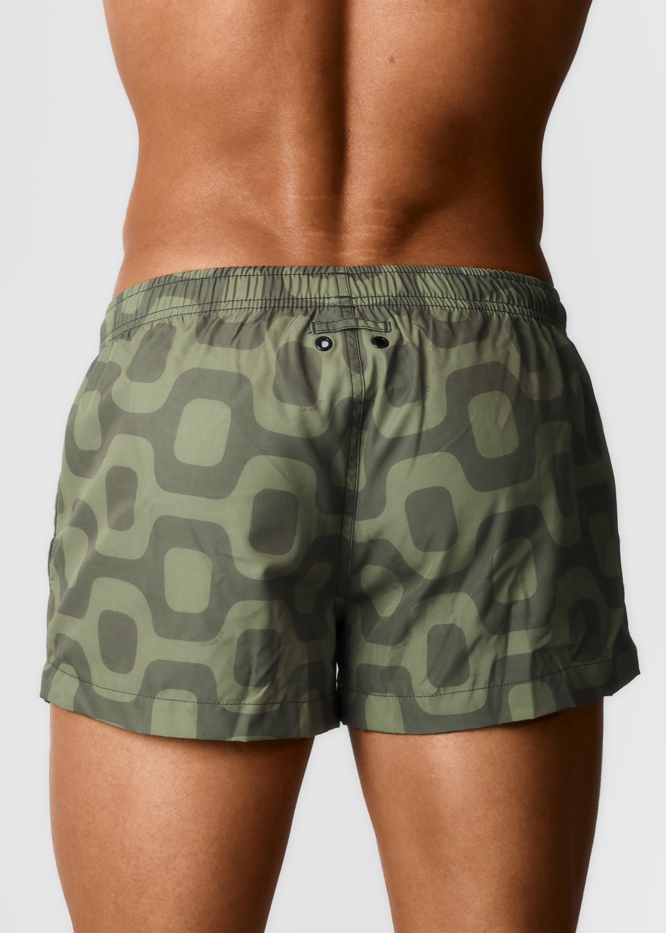 Shorts Verde Oliva - Shorts Italianos