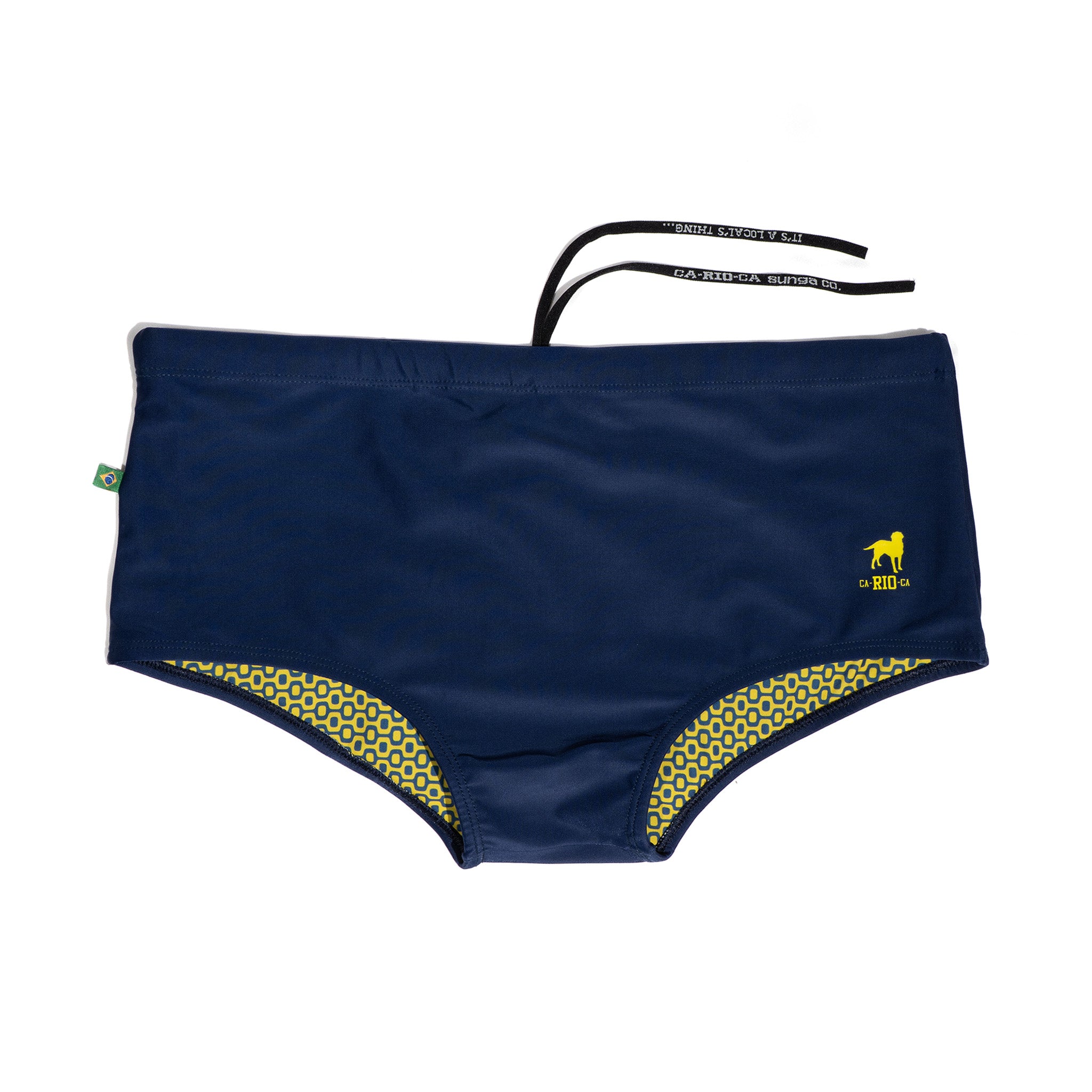 Sunga Tradicional Quadrada Lisa - Moda Praia Masculina