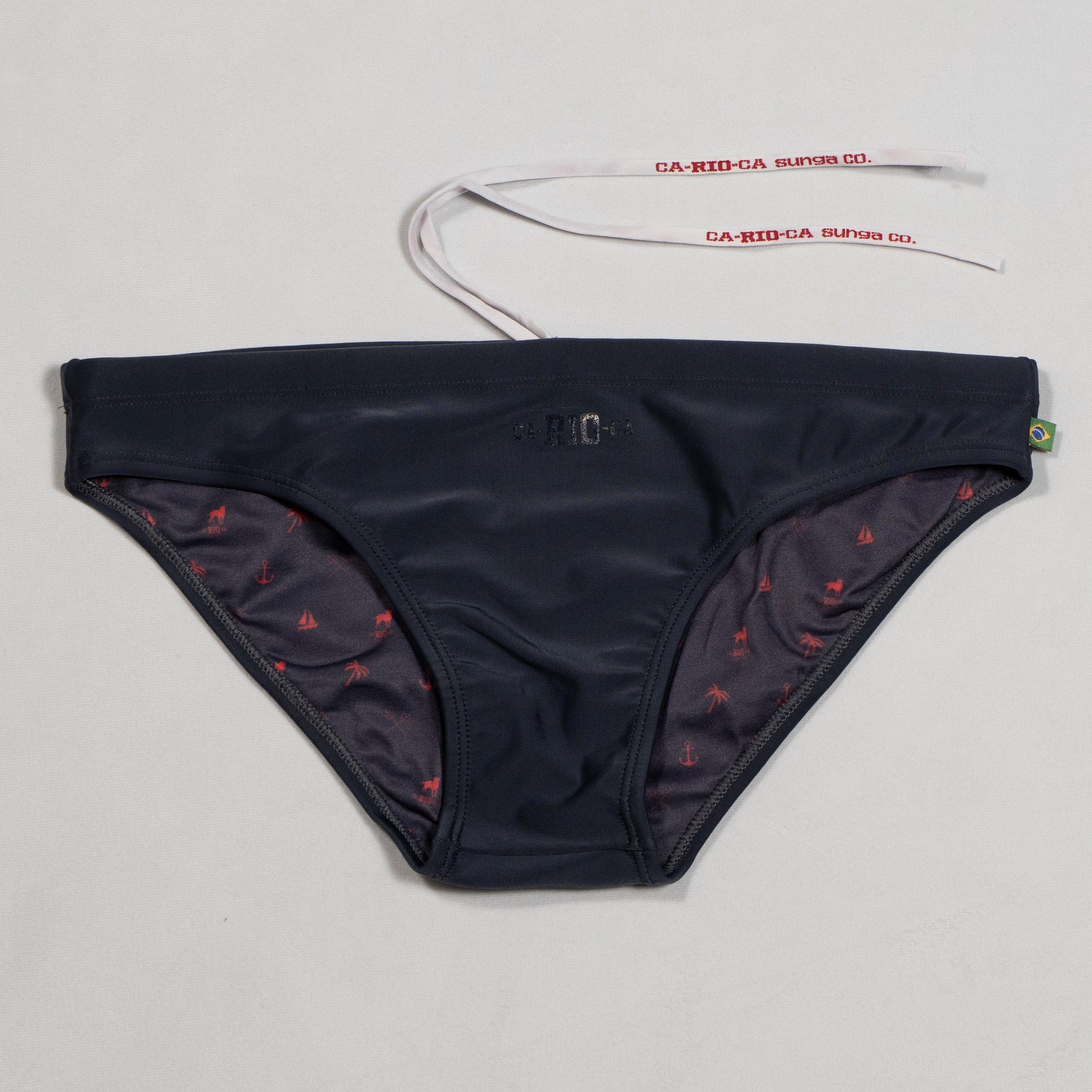 Bikini Cut Solids Colors Sunga - Male Bathing Suit