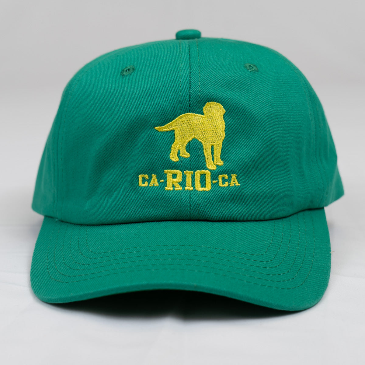 CA-RIO-CA Logotipo Chapéu Pai Pai Bordado - Boné Trucker Masculino - Várias Cores