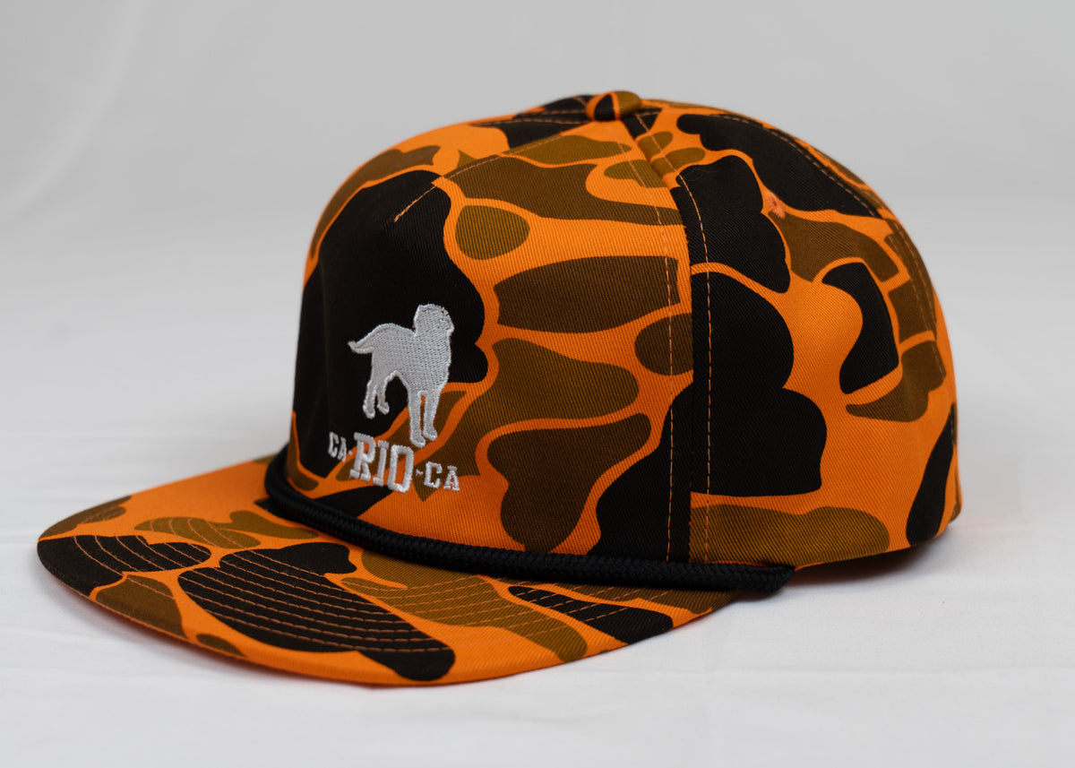 OLD SCHOOL CAMO UNSTRUCTURED ROPE HAT - CLEARANCE / FINAL SALES