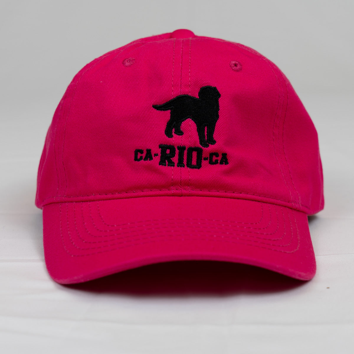 CA-RIO-CA Logotipo Chapéu Pai Pai Bordado - Boné Trucker Masculino - Várias Cores