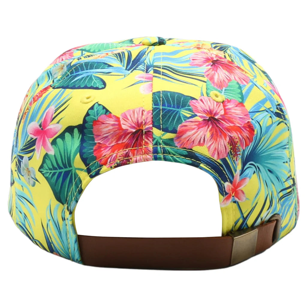 Hawaii Floral Rope Hat in assorted colors