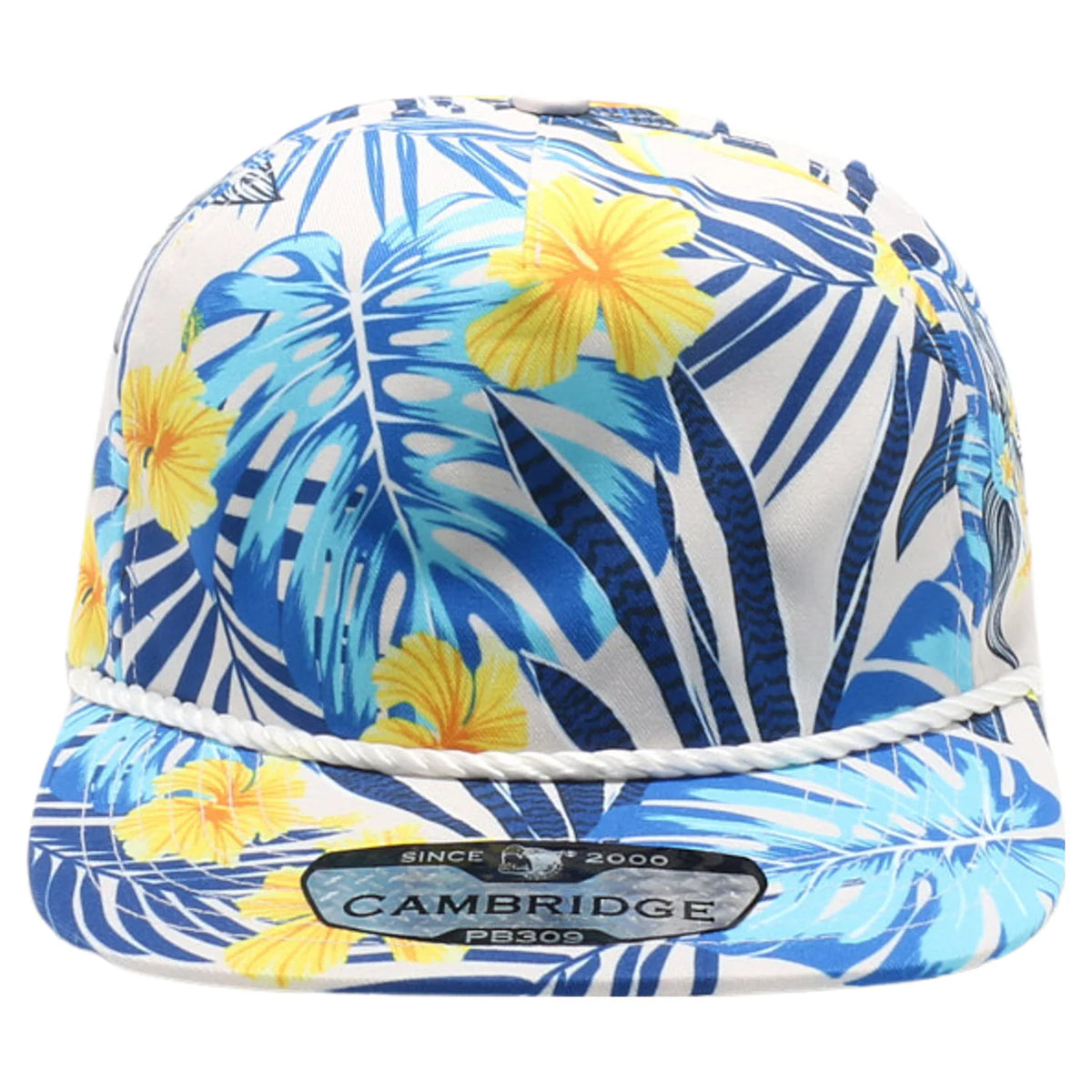 Hawaii Floral Rope Hat in assorted colors - CLEARANCE / FINAL SALES