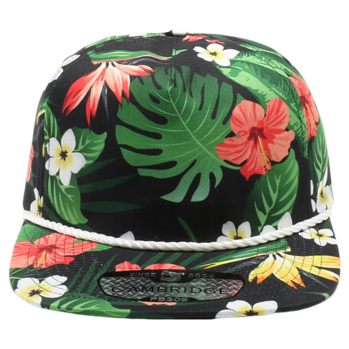 Hawaii Floral Rope Hat in assorted colors - CLEARANCE / FINAL SALES