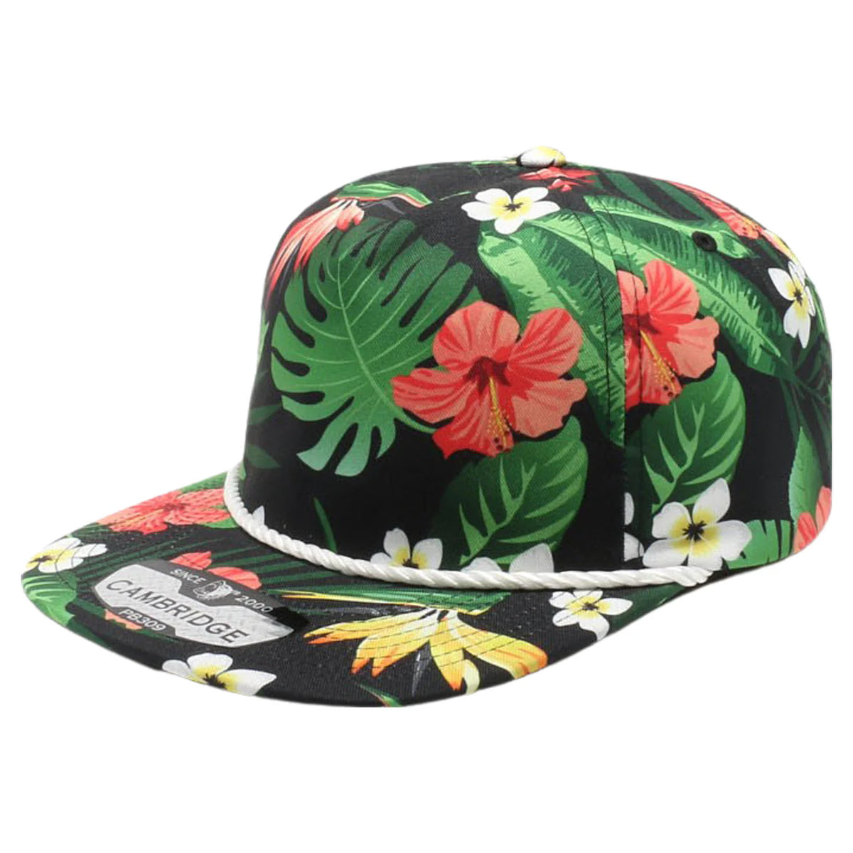 Hawaii Floral Rope Hat in assorted colors - CLEARANCE / FINAL SALES