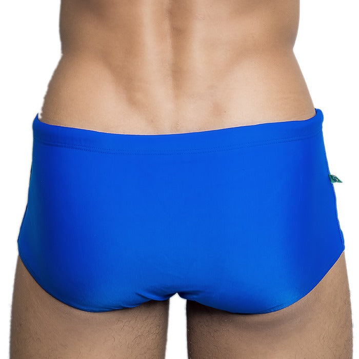 Traditional Square Solids Cut Sunga - Male Bathing Suit