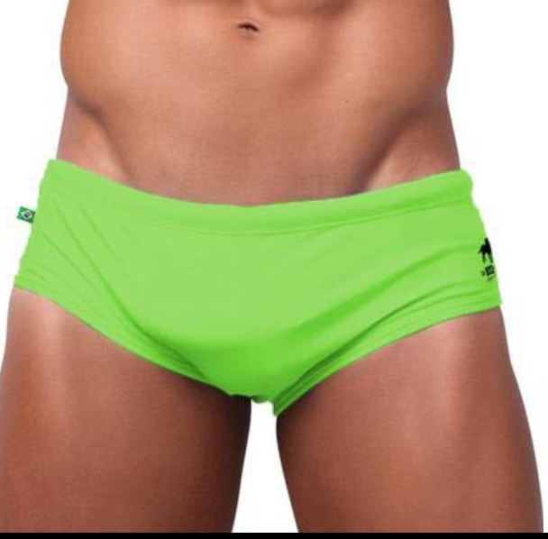 JUREIA VERDE GREEN Men's Swimming Sunga - Beachwear for Men -CLEARANCE / FINAL SALES