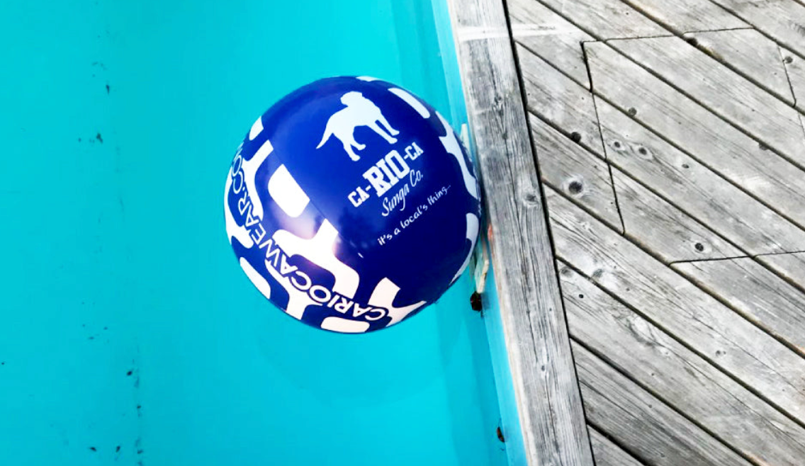 CA-RIO-CA BEACH BALL 24" - Red or Blue -