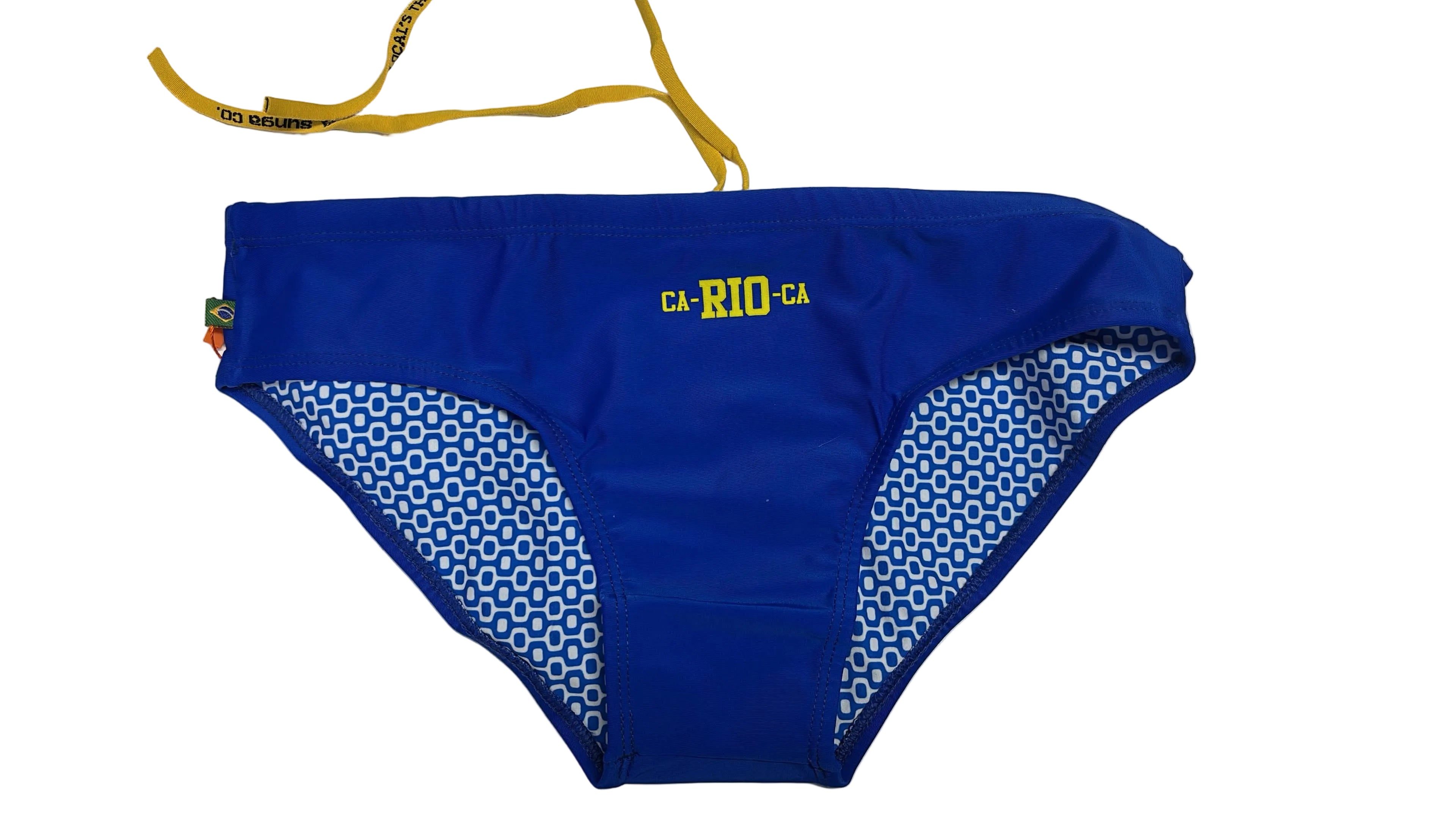 CA-RIO-CA LOGO SWIM Brief - Men's Swimming Sunga - Beachwear for Men