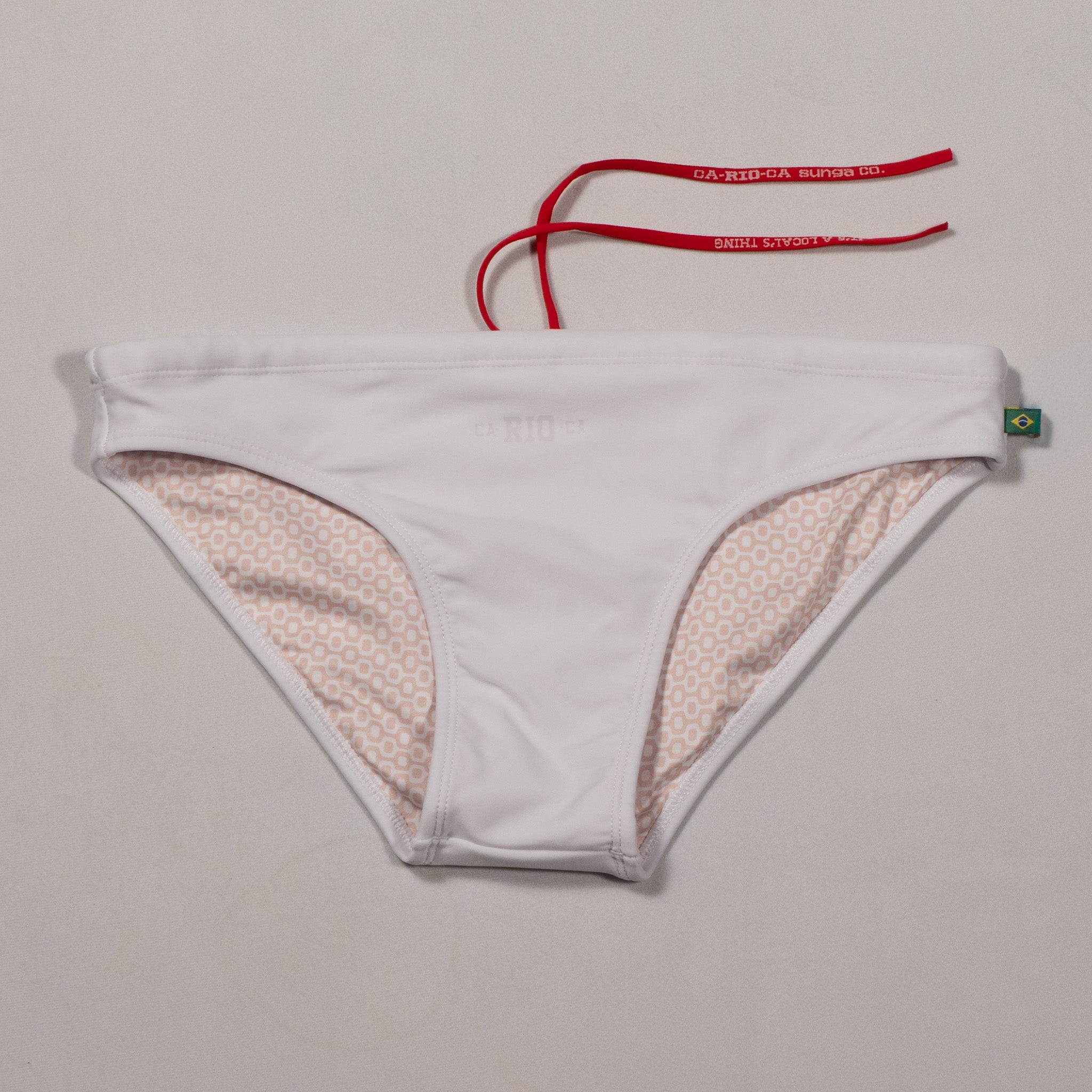 Branco / White  Men's Swimming Sunga - Beachwear for Men