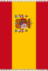 España FLAG 🇪🇸 CANGA -Red And Yellow - Brazilian Beach Towel (Sarong/Pareo)