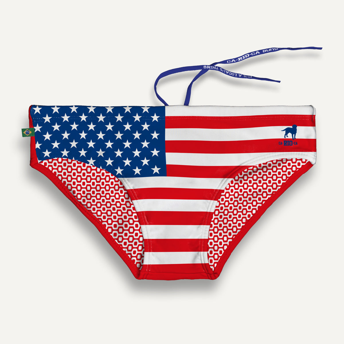 Ropa de baño para hombre con estampado de bandera de EE. UU. - Trajes de baño para hombre