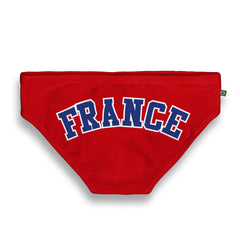TEAM FRANCE Flag Print Sunga