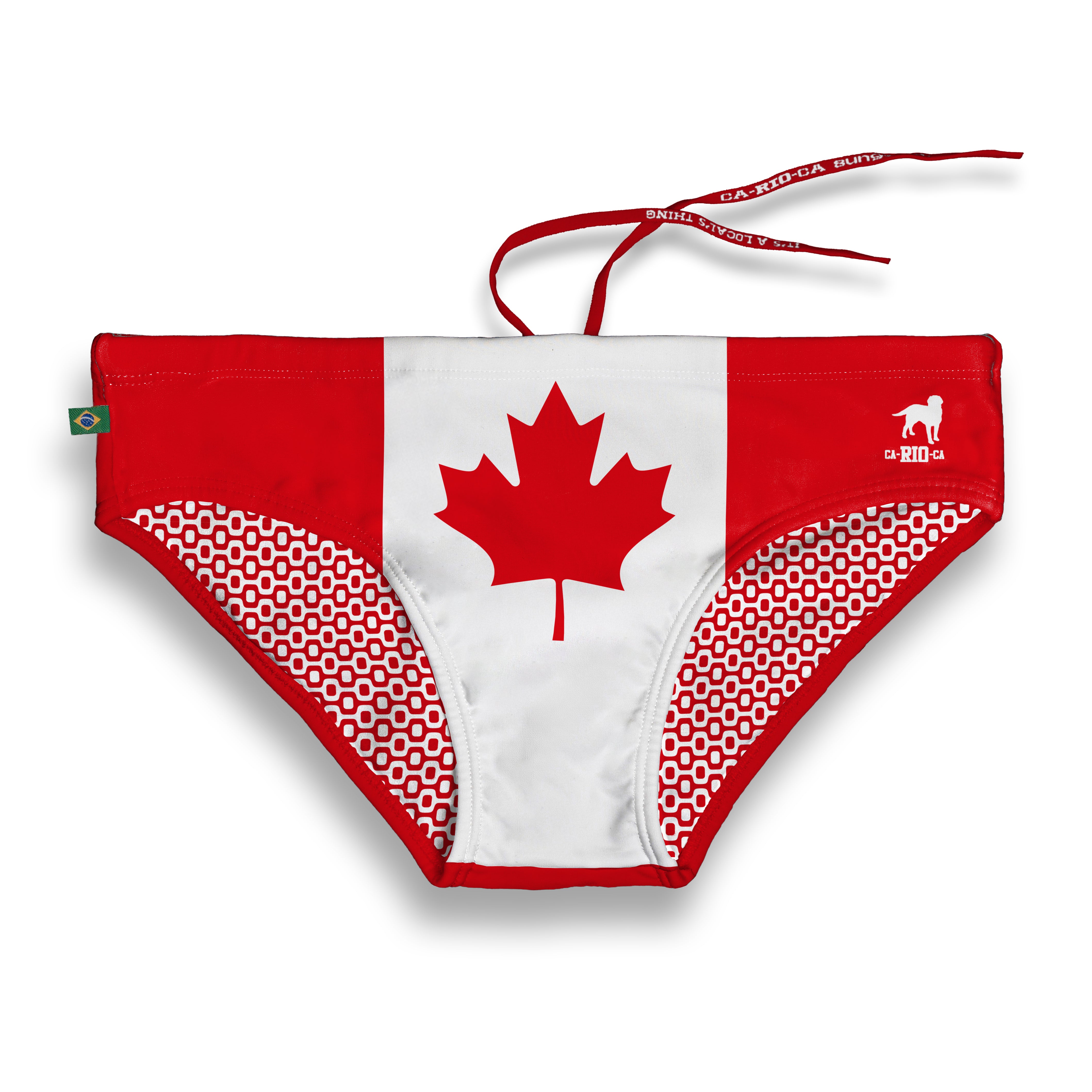 TEAM CANADA Flag Print Sunga
