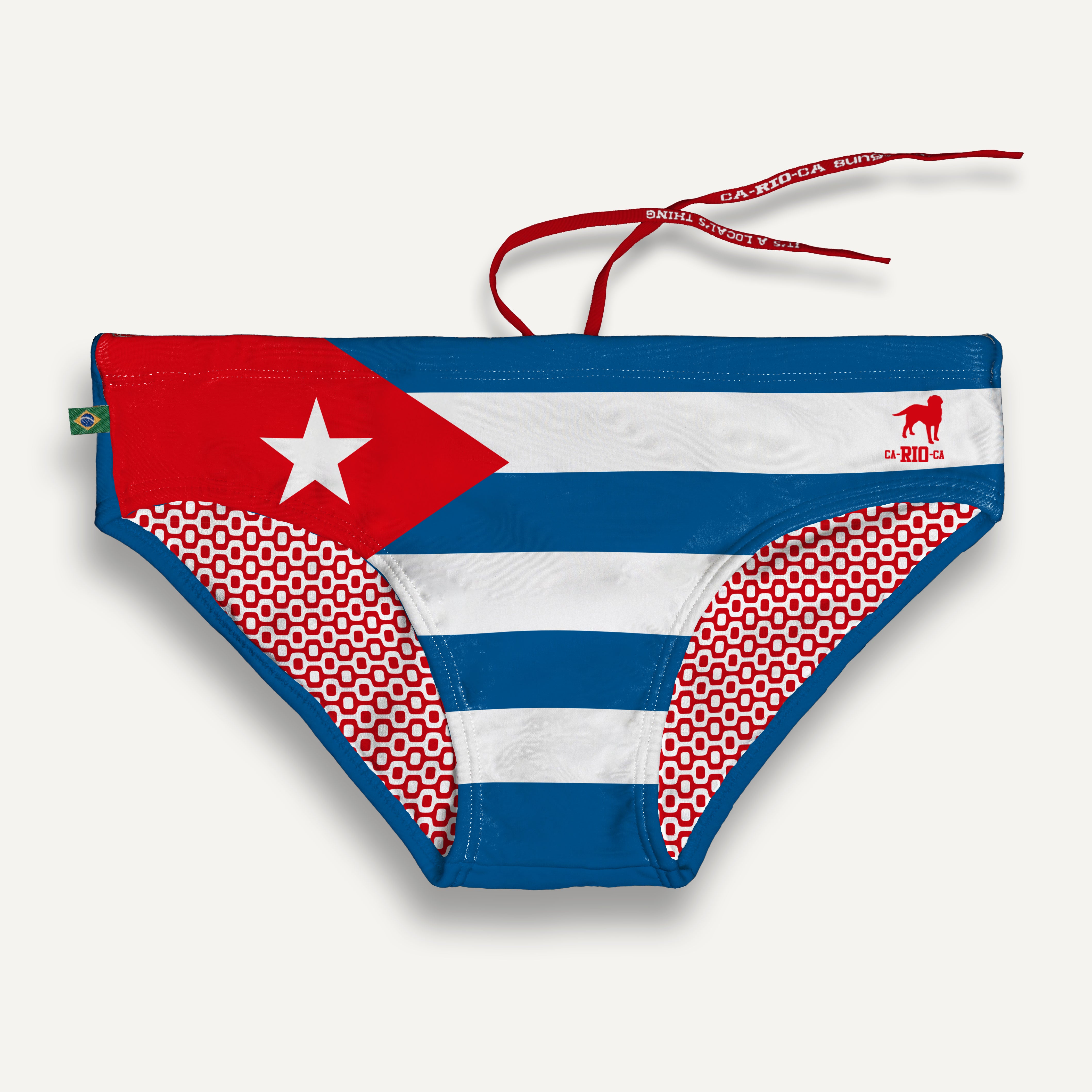 TEAM CUBA  Flag  Print Sunga - PRE ORDER