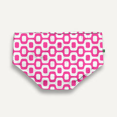 SUNGA PAVEMENT ROSA & BRANCA com corte Clássico e Curto - Moda Praia Masculina Designer