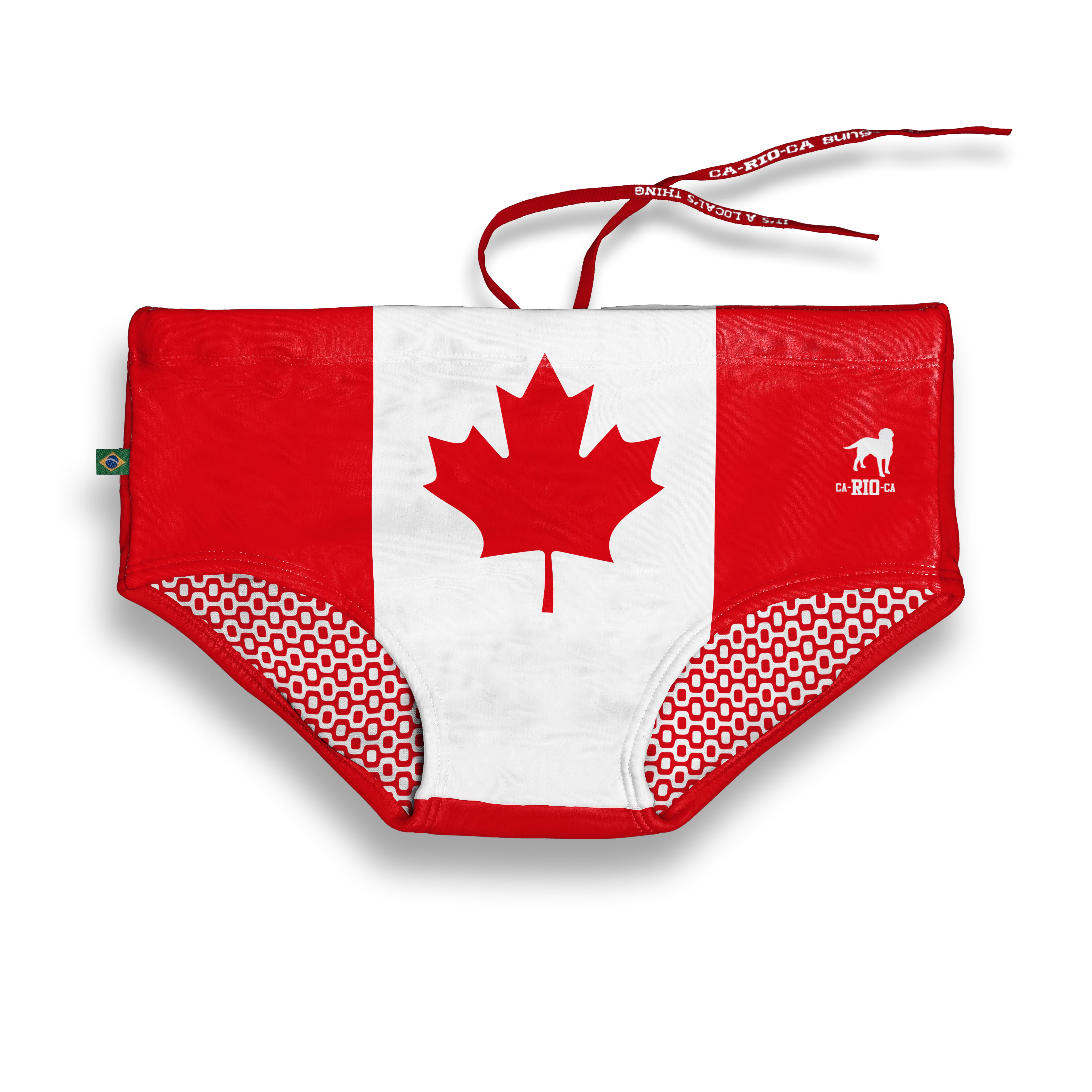 TEAM CANADA Flag Print Sunga