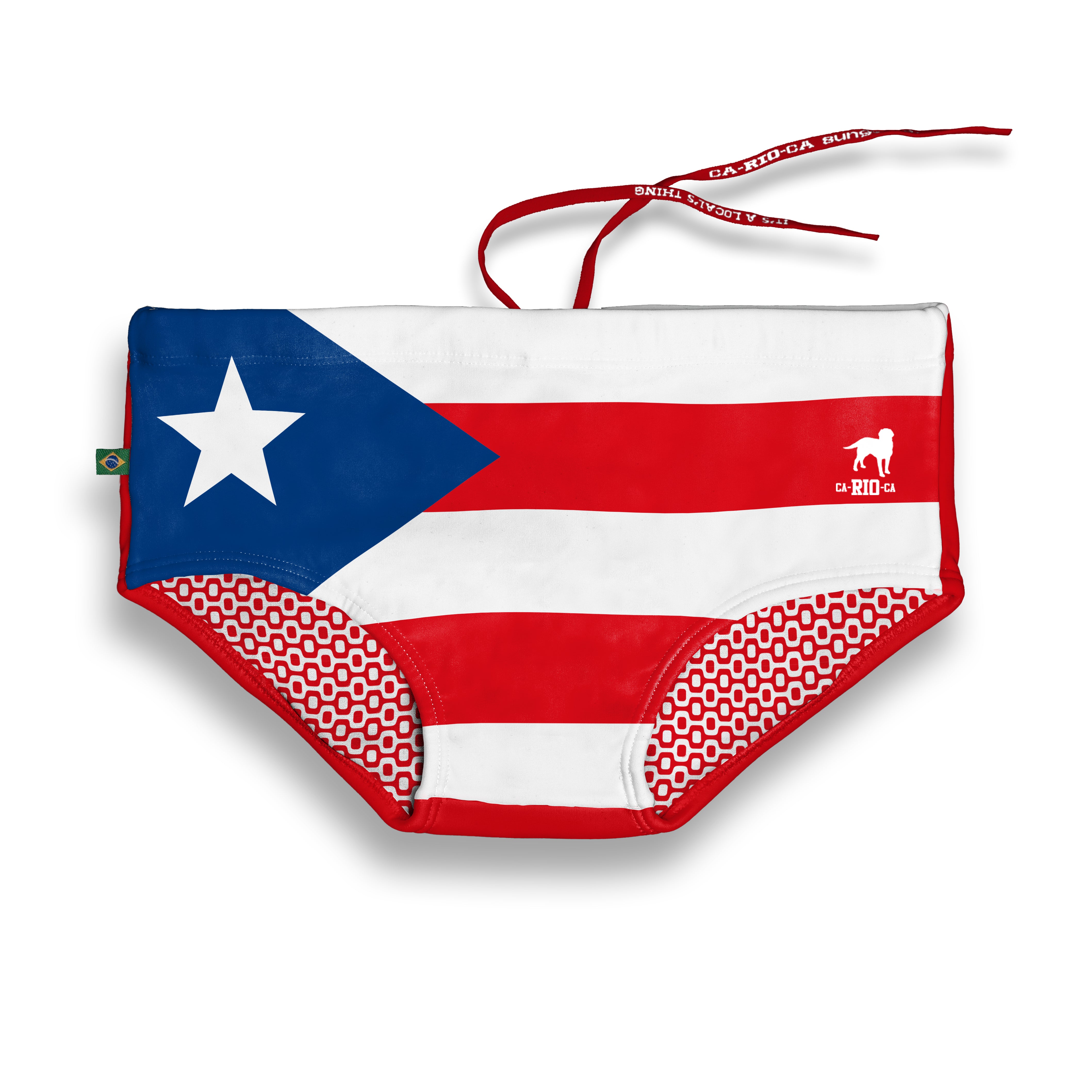 TEAM PUERTO RICO Flag Print Sunga