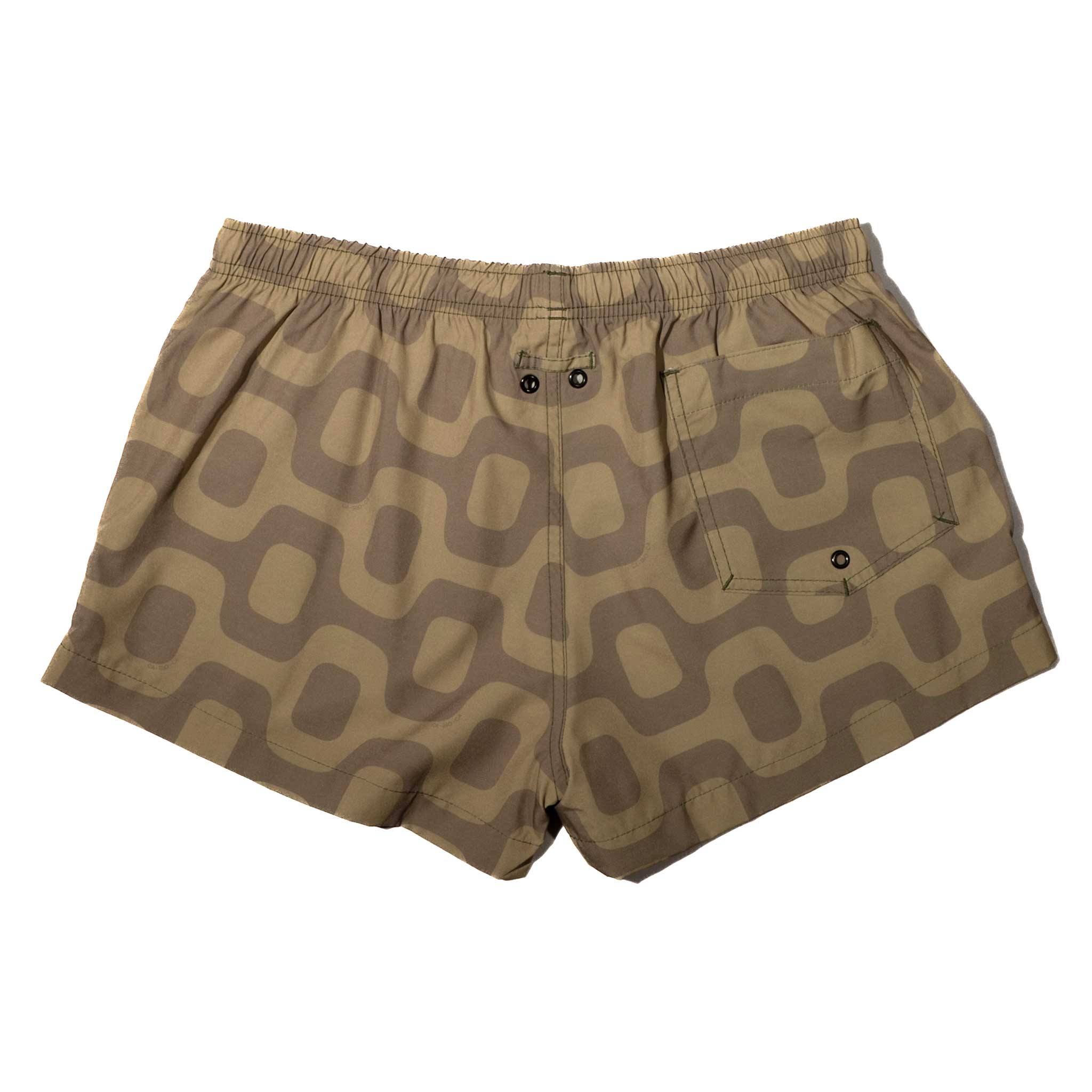 OLIVE GREEN Pavement Shorts - Italian Shorts