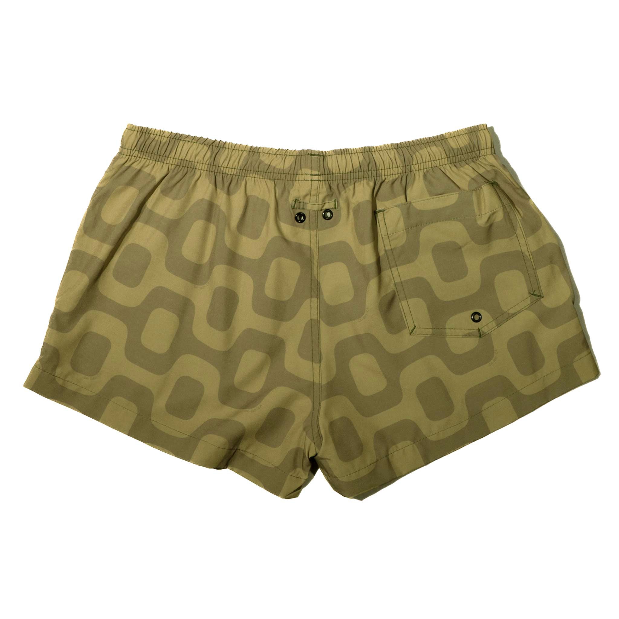 OLIVE GREEN Pavement Shorts - Italian Shorts