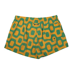 PAVIMENTO VERDE E AMARELO - Shorts Italianos
