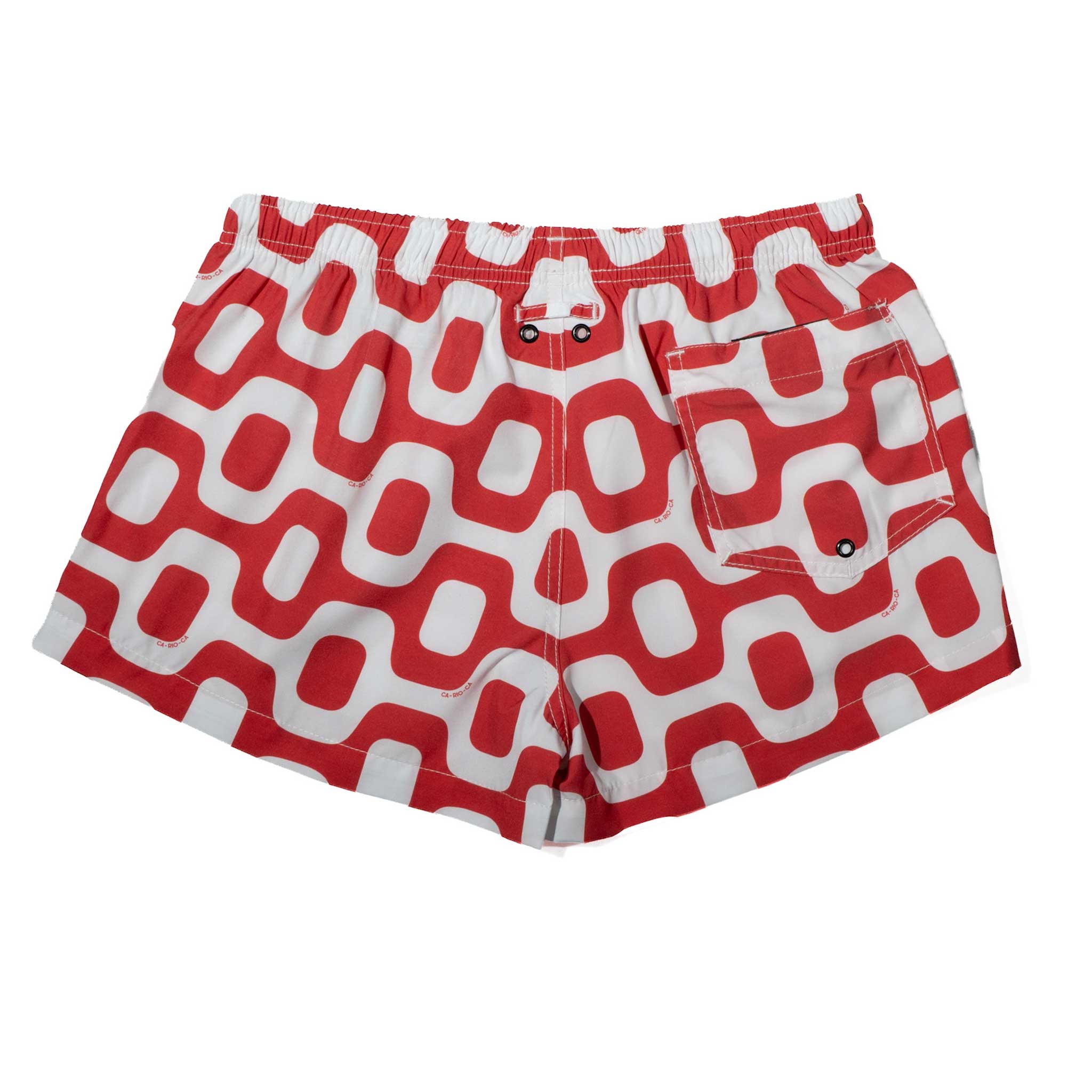 RED & WHITE Pavement Shorts - Italian Shorts