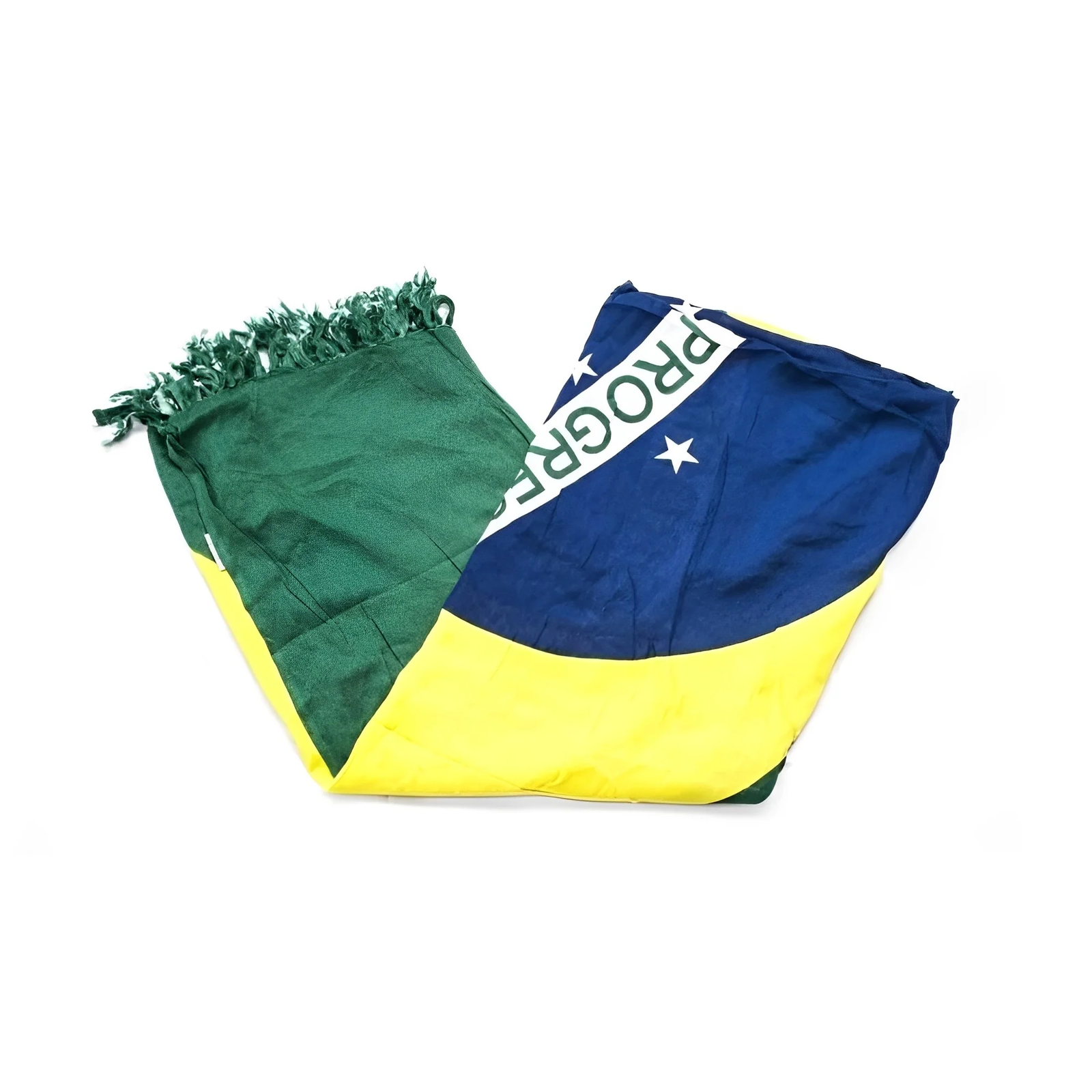 BANDEIRA DO BRASIL CANGA - Verde, Amarelo, Azul e Branco - Toalha de Praia Brasileira (Sarong/Pareo)