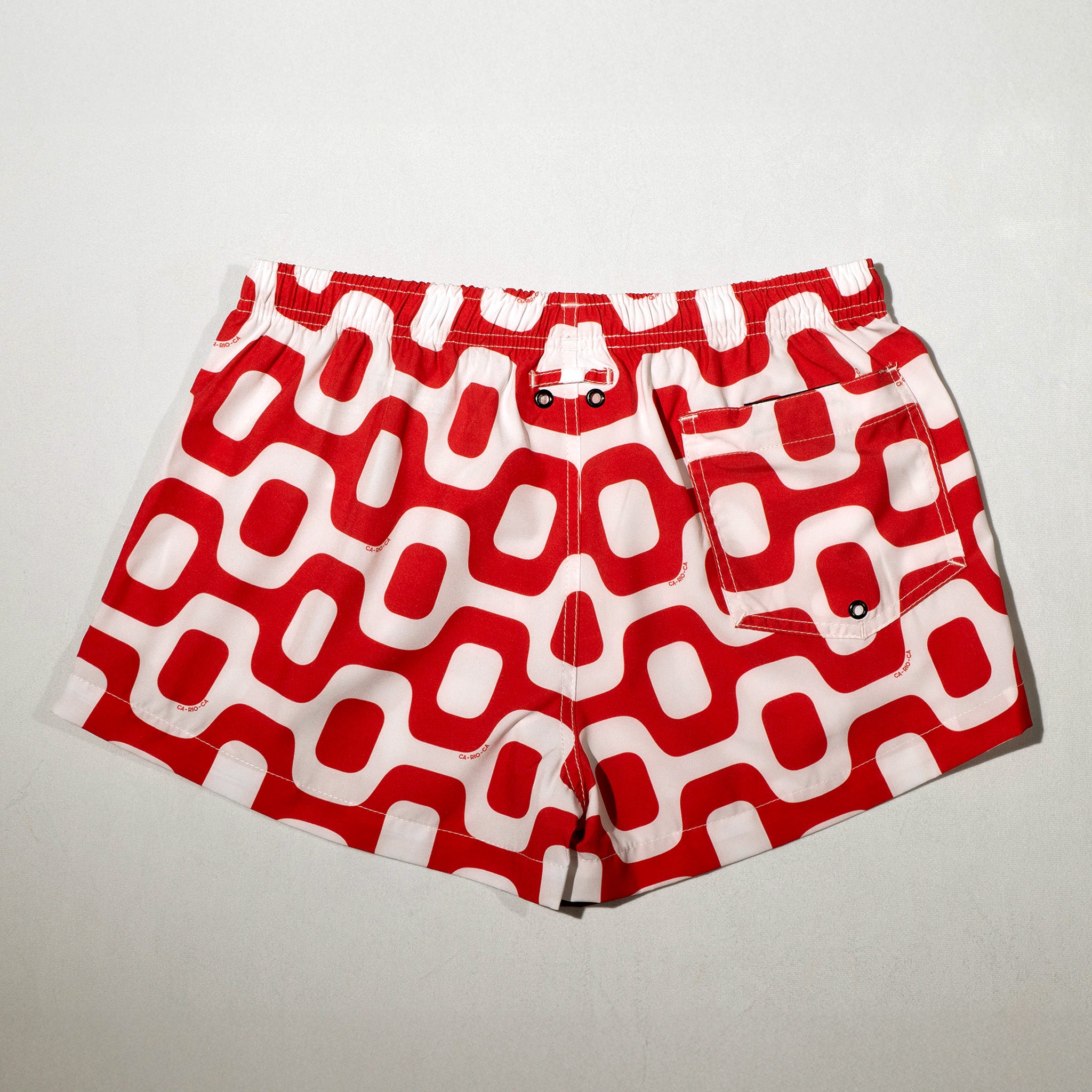 RED & WHITE Pavement Shorts - Italian Shorts
