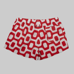 Shorts para Pavimento VERMELHO E BRANCO - Shorts Italianos