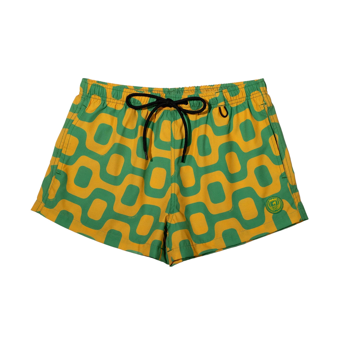 GREEN & YELLOW PAVEMENT - Italian Shorts