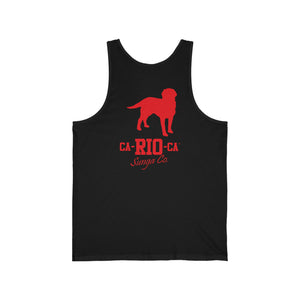 CA-RIO-CA Logotipo Red Print Tank Top - Men's Tank Top