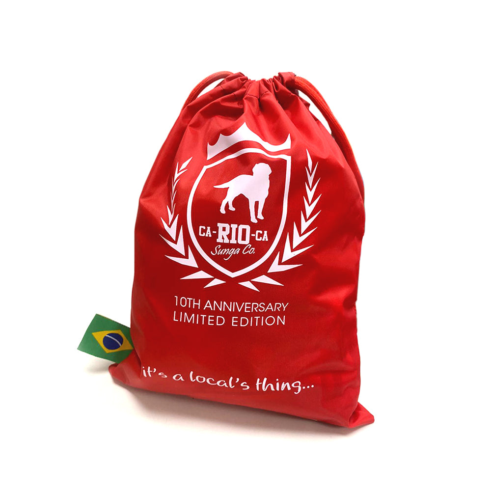 Bolsa de Viagem CA-RIO-CA Sunga Co. Brasão e Logotipo - Edição Limitada - Bolsa de Viagem Comemoração do 10º Aniversário