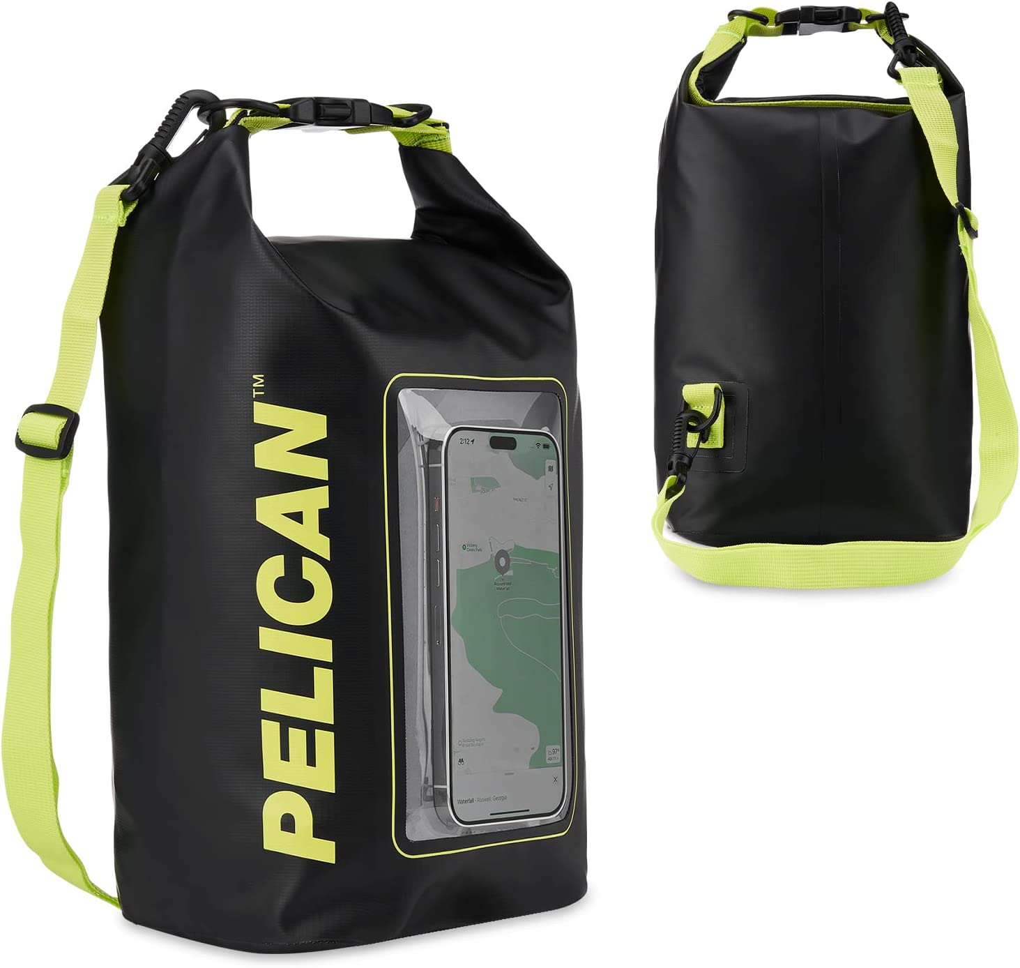 Pelican Marine Water Resistant Dry Bag 5L (Black/Hi Vis Yellow) - CLEARANCE / FINAL SALES