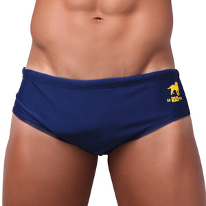 MARINHO / NAVY Blue Swimming Shorts for Men - Men's Designer Swimwear