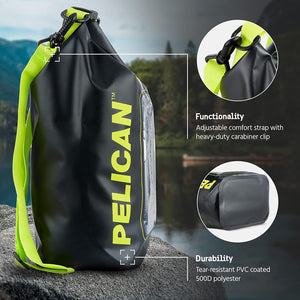 Marine Water Resistant Dry Bag (Black/Hi Vis Yellow)