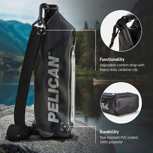 Pelican Marine Water Resistant Dry Bag - (Stealth Black)