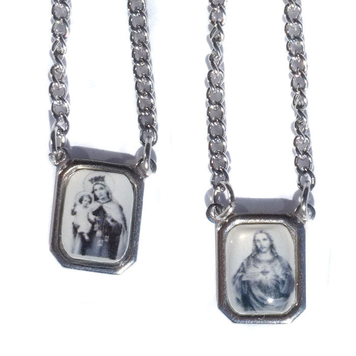 SCAPULAR Silver Men&#39;s Necklace - Male Jewelry - CLEARANCE / FINAL SALES