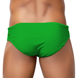 FORTUNA VERDE / GREEN Male Bathing Suit - Men's Designer Swimwear - CLEARANCE / FINAL SALES